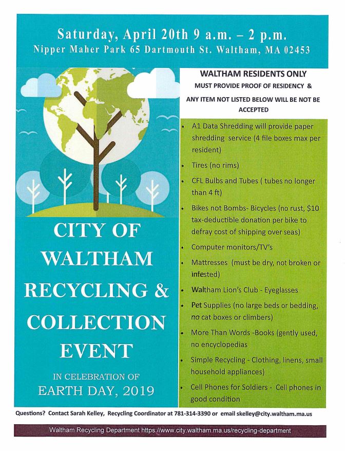 recycling collection event