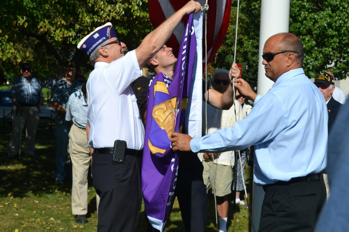 Purple Heart Flag Raising Ceremony