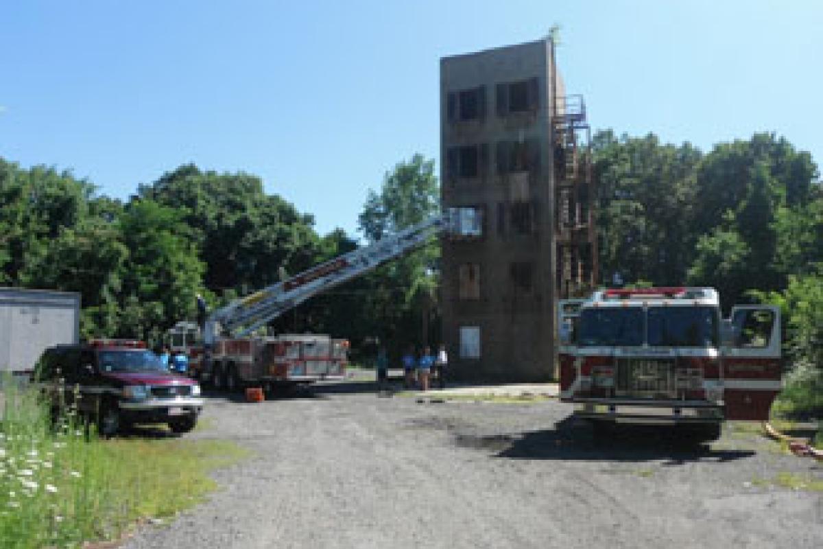 WFD Drill Tower with LEAP Camp