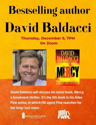 David Baldacci Author Talk on Zoom