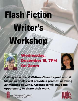 Waltham Public Library - Flash Fiction Writer's Workshop