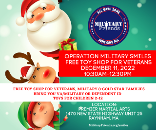 Free Toy Shop for Veterans!