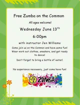 Free Zumba on the Common