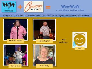 We are Waltham: Spring Wee WaW Flyer