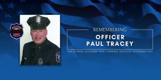 Those who wish to pay their respects to fallen Officer, Paul Tracey and his family can do so this week, on Thursday & Friday. He