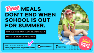 FREE MEALS FOR KIDS & TEENS ALL SUMMER LONG – NO I.D. OR SIGN UP REQUIRED!