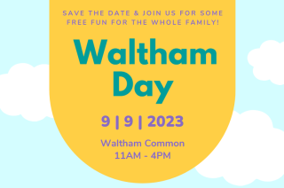 Vendor Applications are now available for annual "Waltham Day" that will be held on Saturday, September 9th!