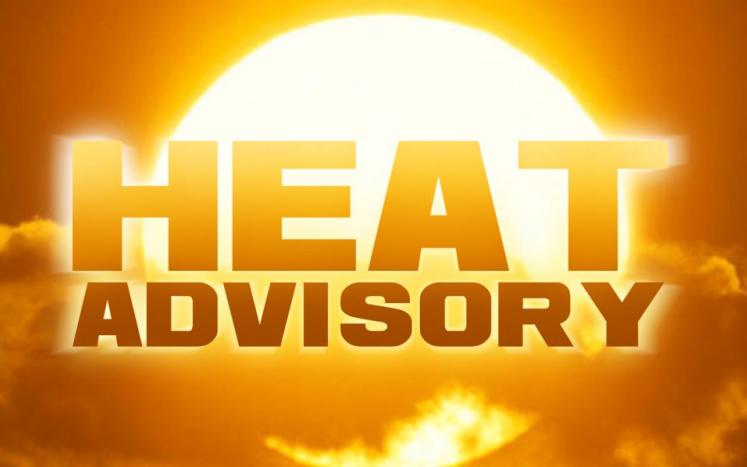 There's a heat advisory in Massachusetts this week! 