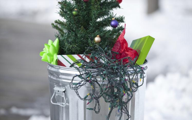 Here's an overview of holiday disposal options in Waltham