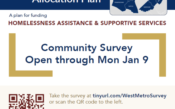 The WestMetro HOME Consortium invites you to take a community survey for the development of the Consortium's HOME-ARP Allocation