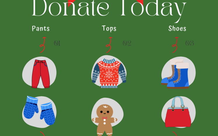Big Brother Big Sister Foundation is collecting donations of clothing, textiles and household items this holiday season!
