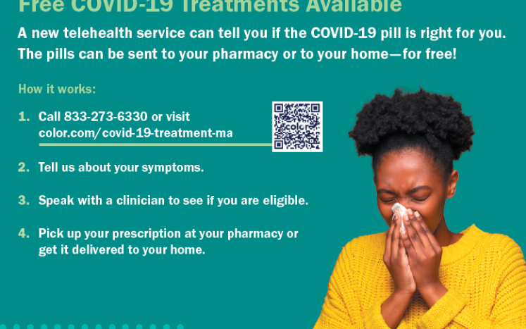 Have possible COVID-19 symptoms? Check out the new MA telehealth service for COVID-19 treatment