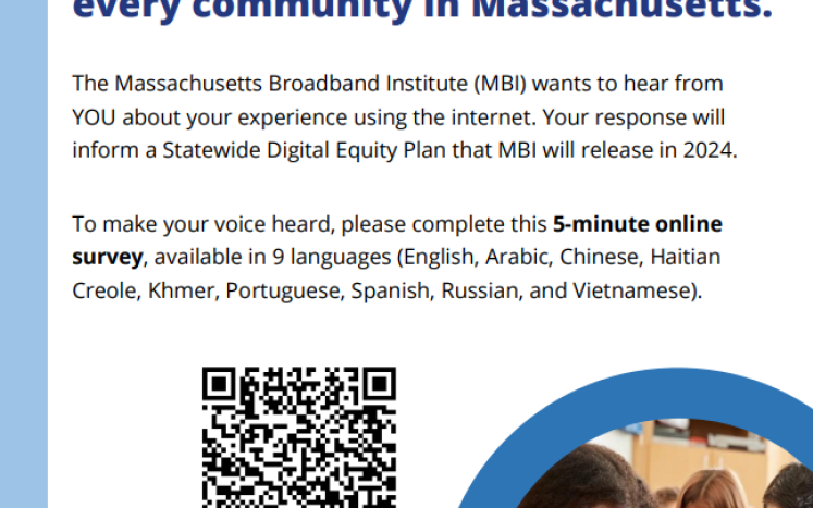 Massachusetts Broadband Institute (MBI), a state agency focused on improving internet access in the Commonwealth, is collecting 