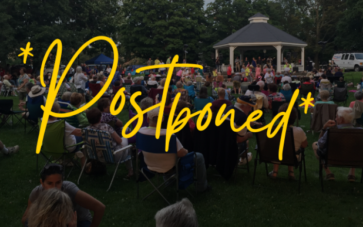 *HEADS UP! Due to the expected thunder storms, tonight's free concert on the Common has been POSTPONED to this Thursday, July 14