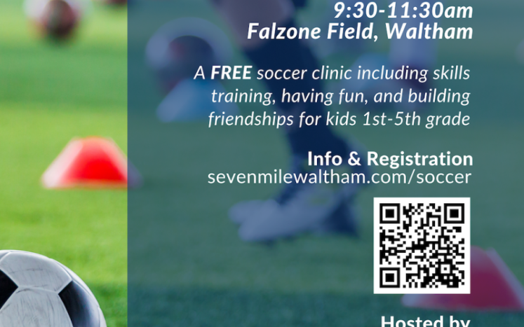 Attn. Parents! A FREE soccer clinic will be held for kids in 1st-5th grade in June!