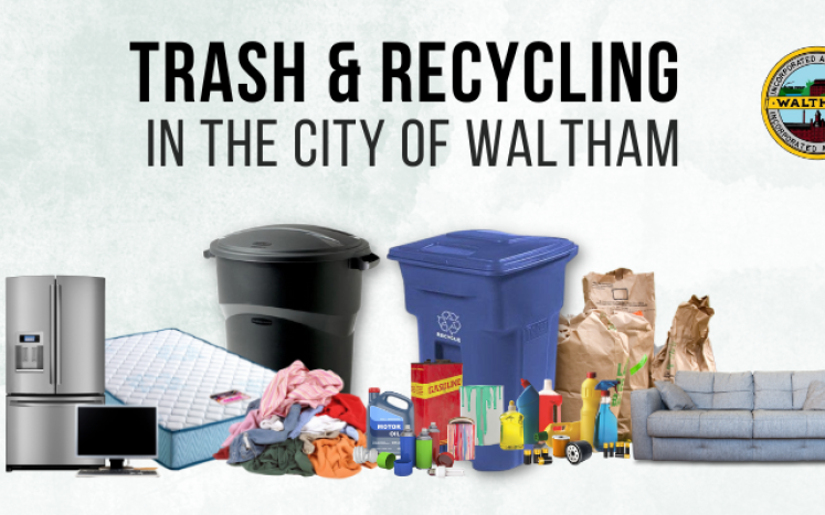 New to the City of Waltham? Here is a quick run-down of how trash & recycling operates here in the city: