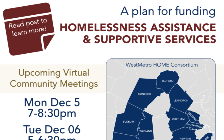 The WestMetro HOME Consortium and Barrett Planning Group are hosting three upcoming virtual community meetings to discuss & addr