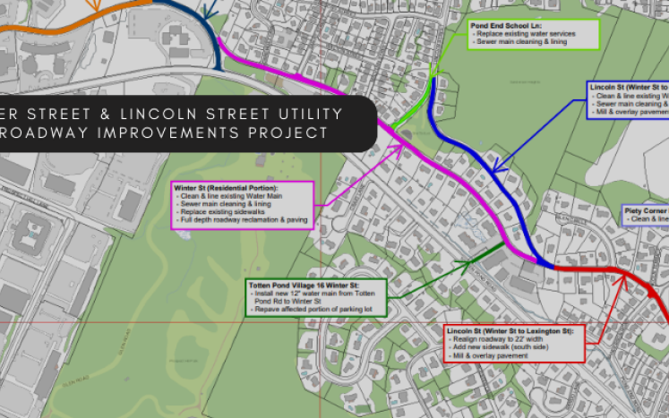 A neighborhood meeting will be held Weds, 12/13 for an upcoming Winter Street & Lincoln Street Utility and Roadway Improvements 