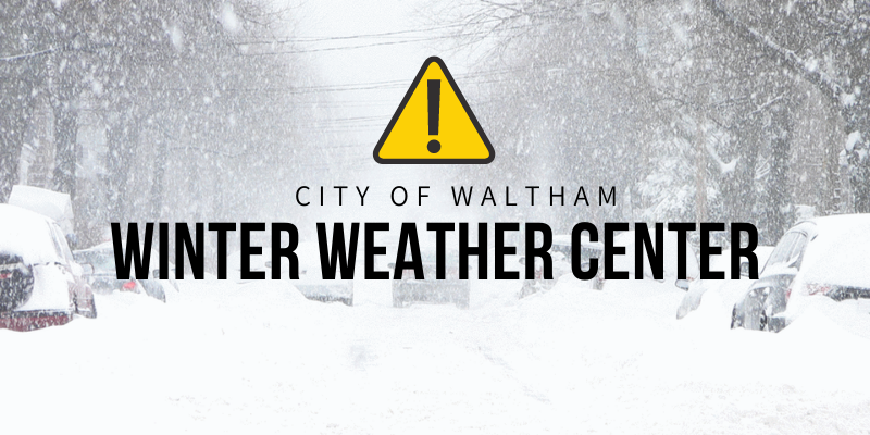 Waltham Winter Weather Alert Center